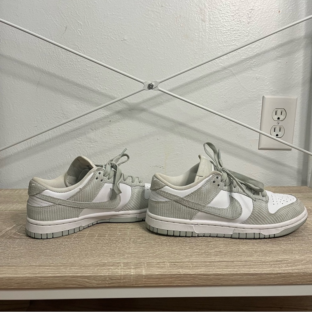 Nike Dunks Grey Corduroy